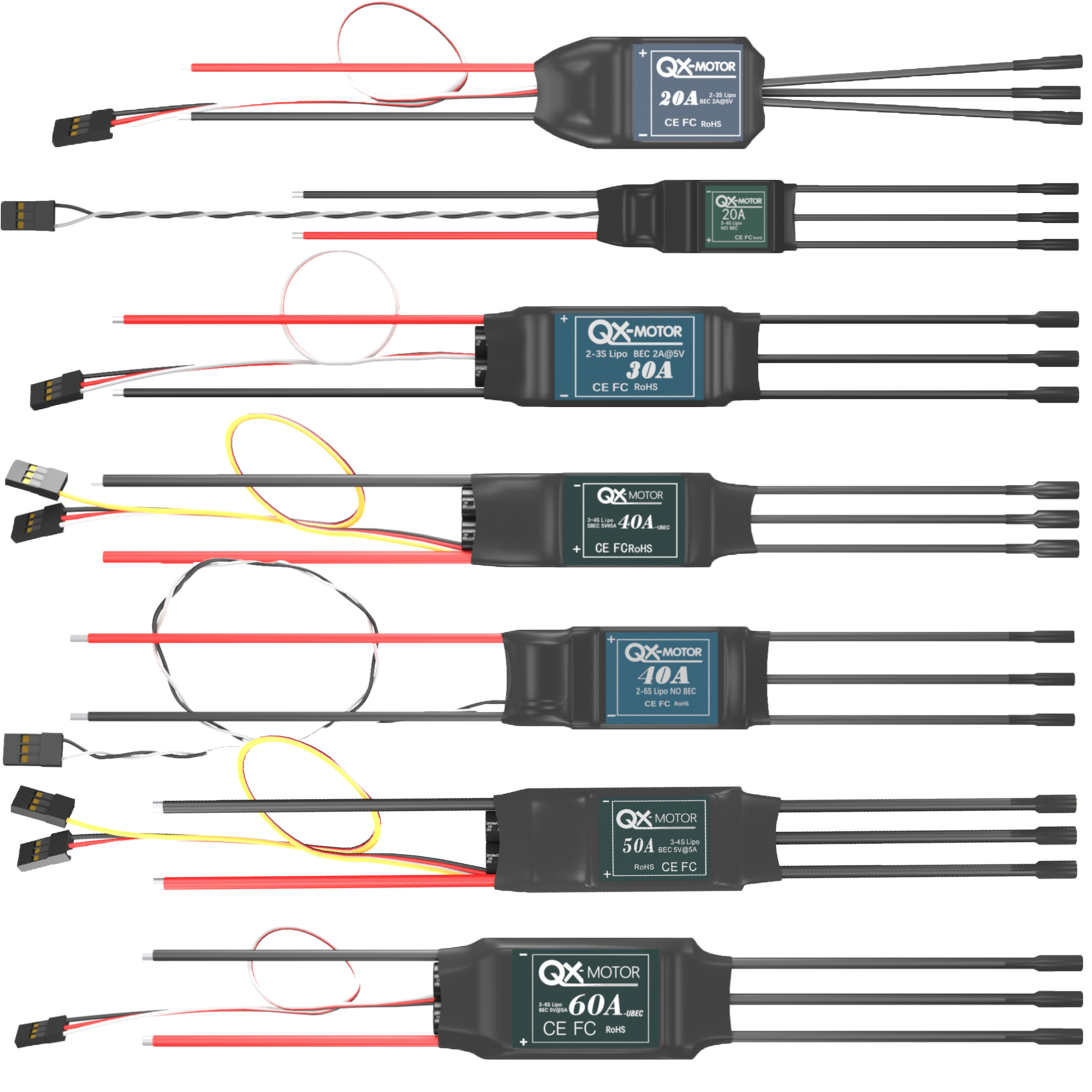 Rc Helicopter Motor - QX-MOTOR Brushless ESC series Electronic speed