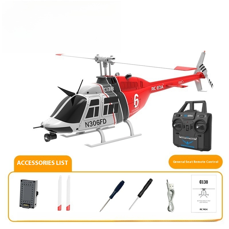 Rc  Era New Bell Two Hundred A - Rc Helicopter Single Rotor ulasan dan harga