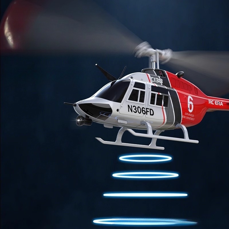 Rc  Era New Bell Two Hundred A - Rc Helicopter Single Rotor ulasan dan harga