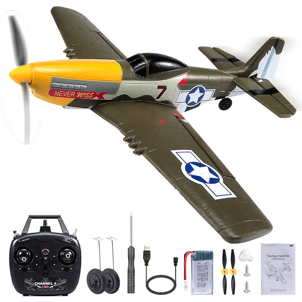 RC Plane P51 Mustang 2.4G Radi - Rc Helicopter Large ulasan dan harga