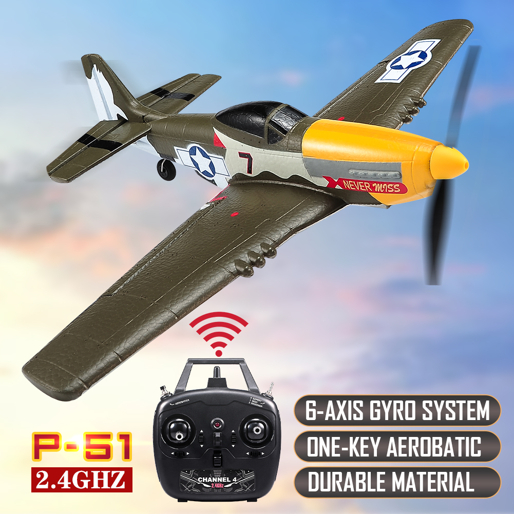 RC Plane P51 Mustang 2.4G Radi - Rc Helicopter Large ulasan dan harga