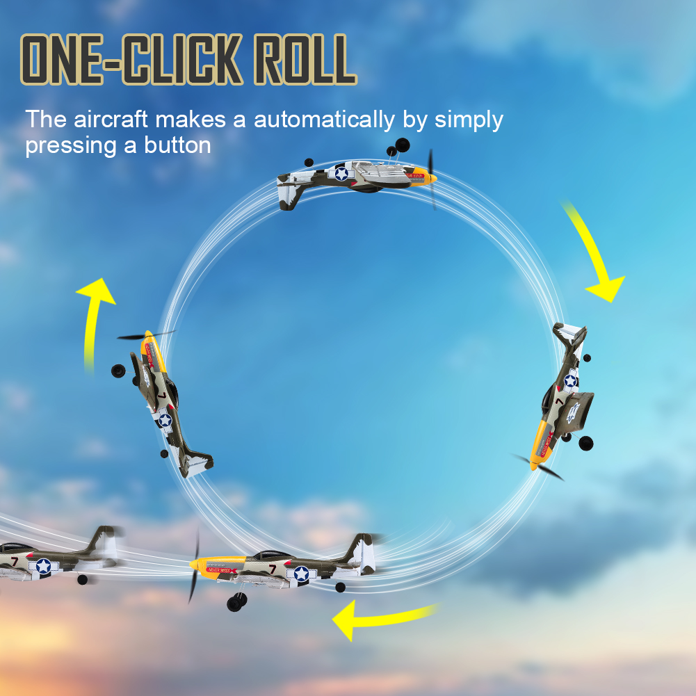RC Plane P51 Mustang 2.4G Radi - Rc Helicopter Large ulasan dan harga