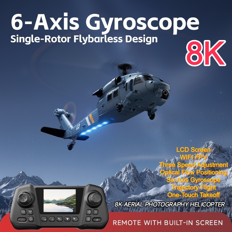 Single-Rotor Flybarless Design - Rc Helicopter Single Rotor ulasan dan harga