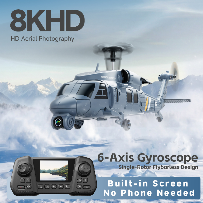 Single-Rotor Flybarless Design - Rc Helicopter Single Rotor ulasan dan harga