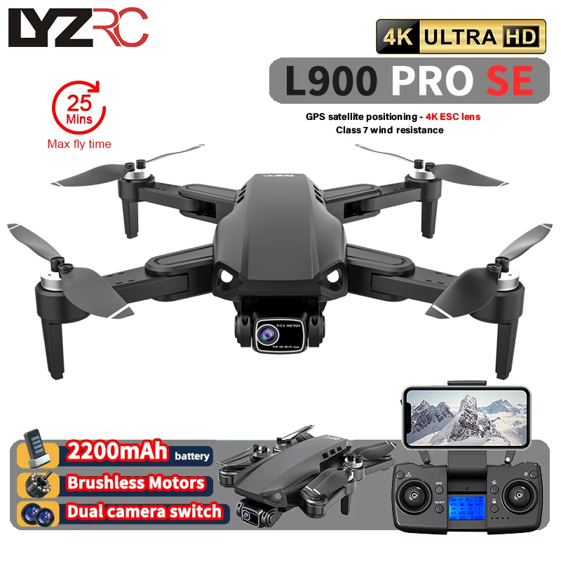 L900 Pro SE MAX GPS Drone 4K P - Rc Helicopter Electric ulasan dan harga