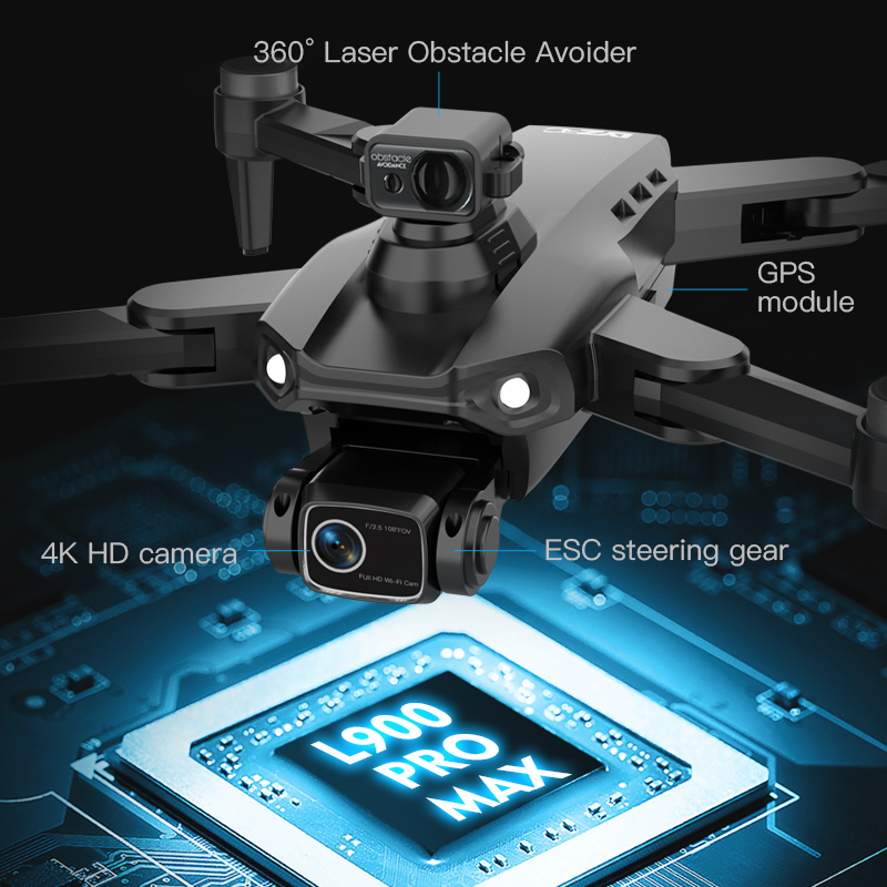 L900 Pro SE MAX GPS Drone 4K P - Rc Helicopter Electric ulasan dan harga
