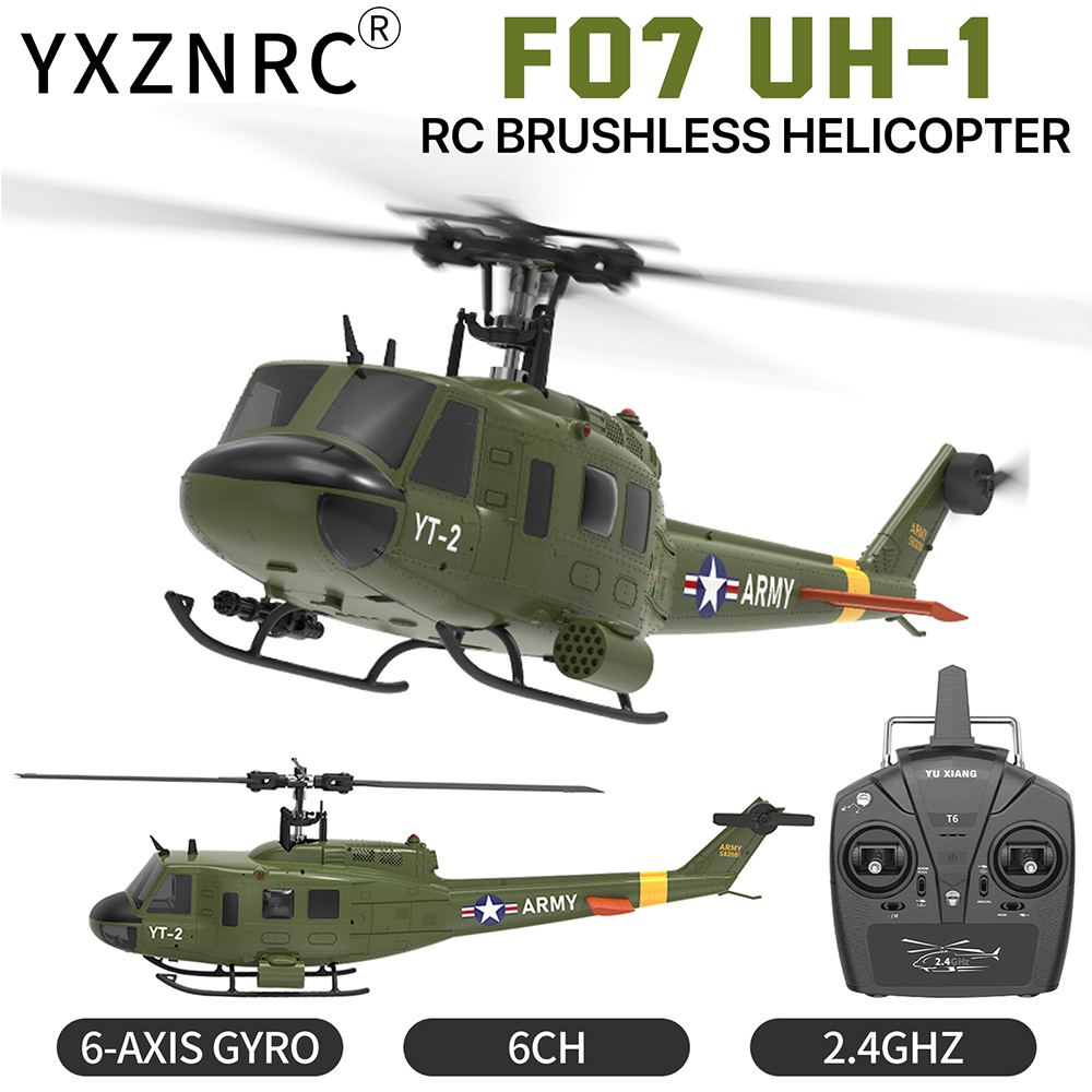 YUXIANG F07 UH-1 Aileronless H - Rc Helicopter Gyro ulasan dan harga
