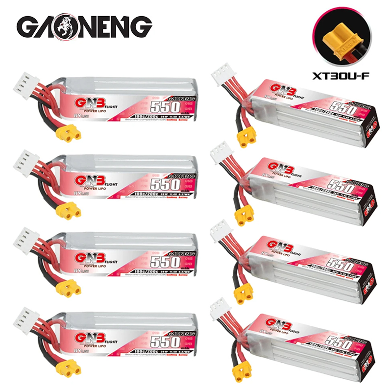 GNB HV 11.4V 550mAh 100C/200C  - Rc Helicopter Battery ulasan dan harga