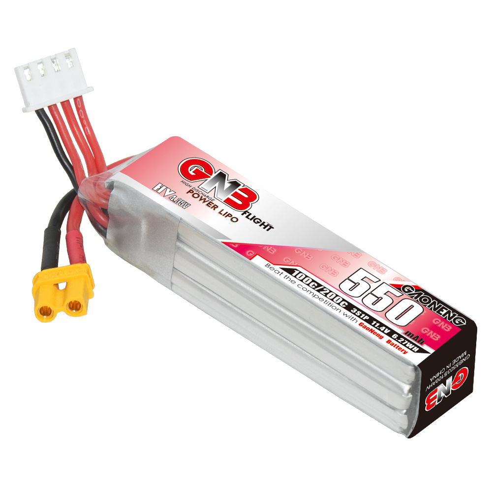 GNB HV 11.4V 550mAh 100C/200C  - Rc Helicopter Battery ulasan dan harga