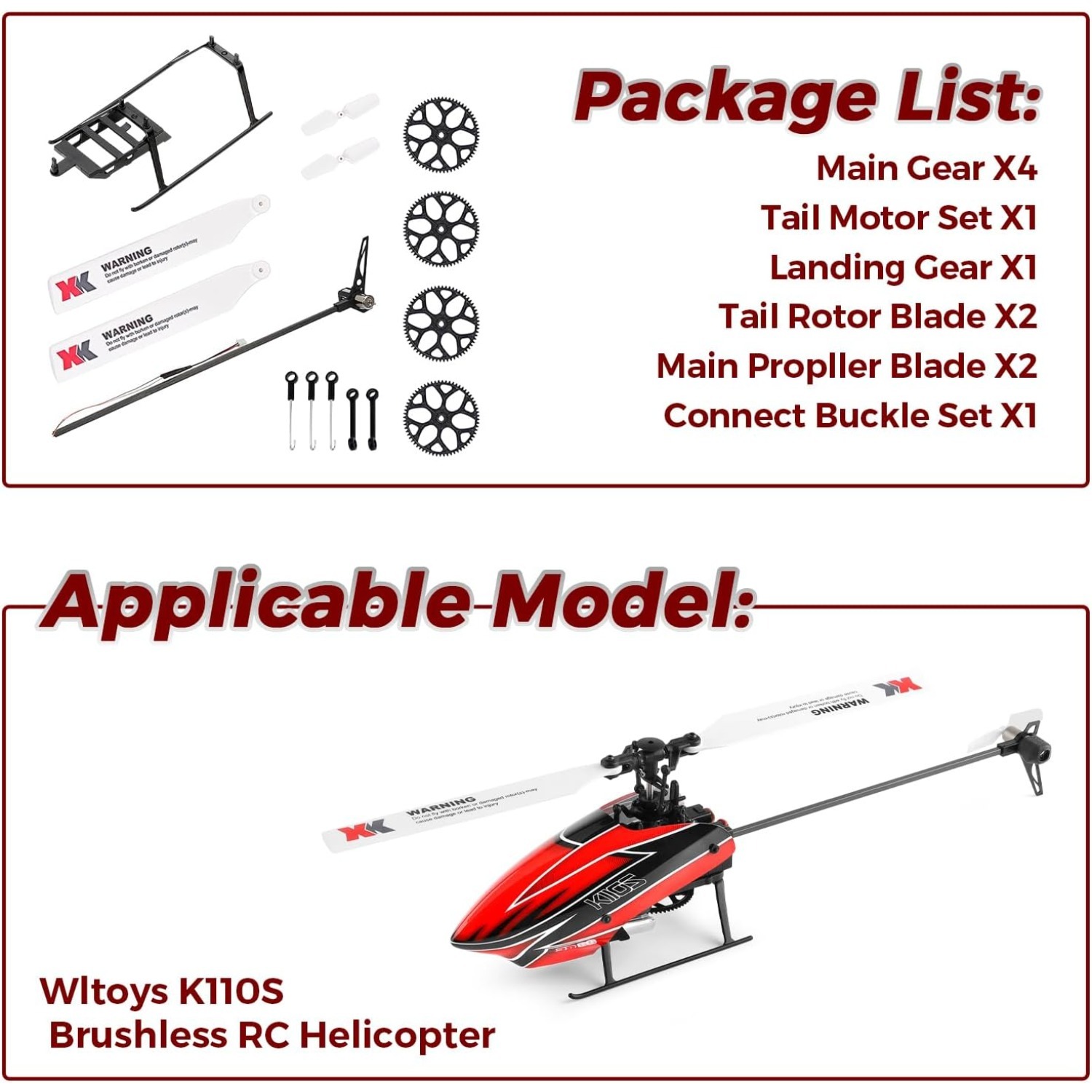 Spare Accessory Kit, Compatibl - Rc Helicopter Blade ulasan dan harga