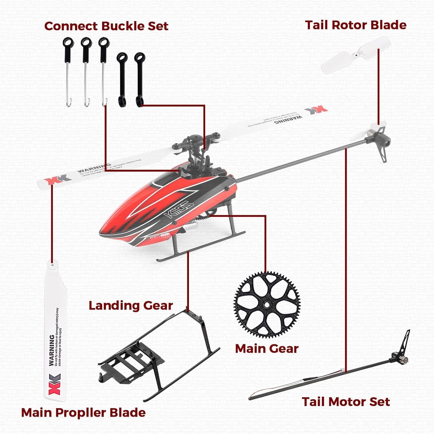 Spare Accessory Kit, Compatibl - Rc Helicopter Blade ulasan dan harga