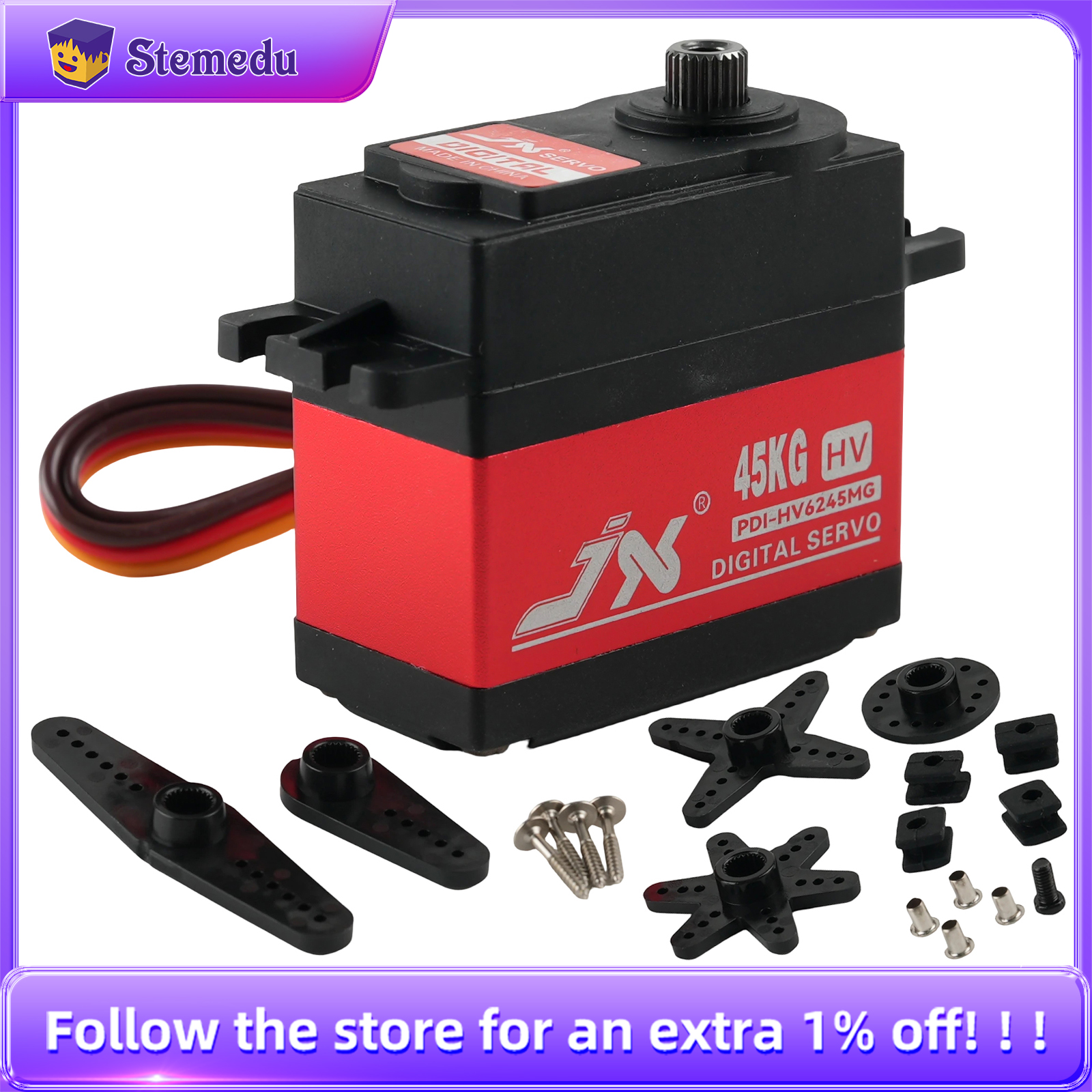 JX Servo PDI-HV6245MG 45KG HV  - Rc Helicopter Parts ulasan dan harga