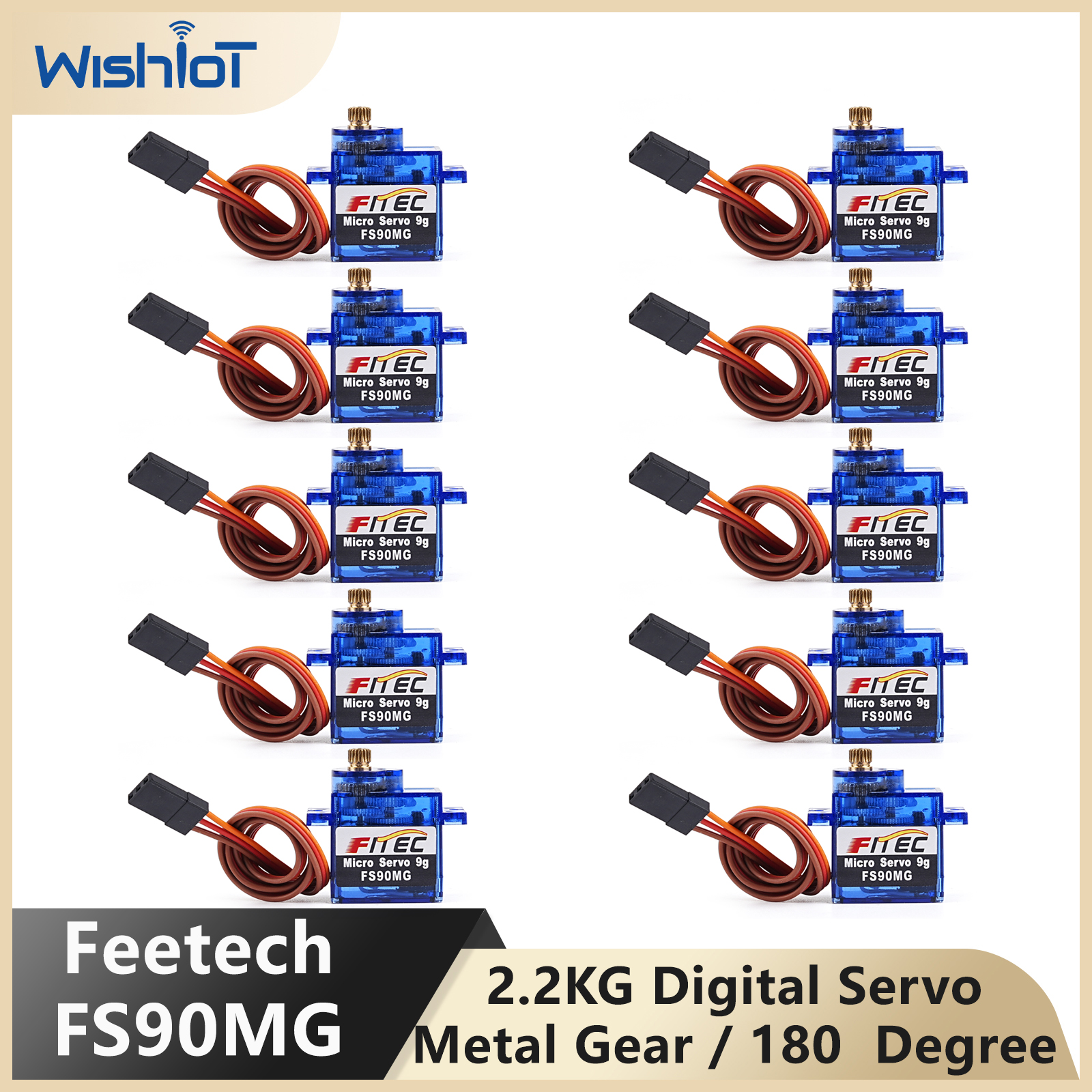 Feetech FS90MG 2.2KG 9g Digita - Rc Helicopter Motor ulasan dan harga