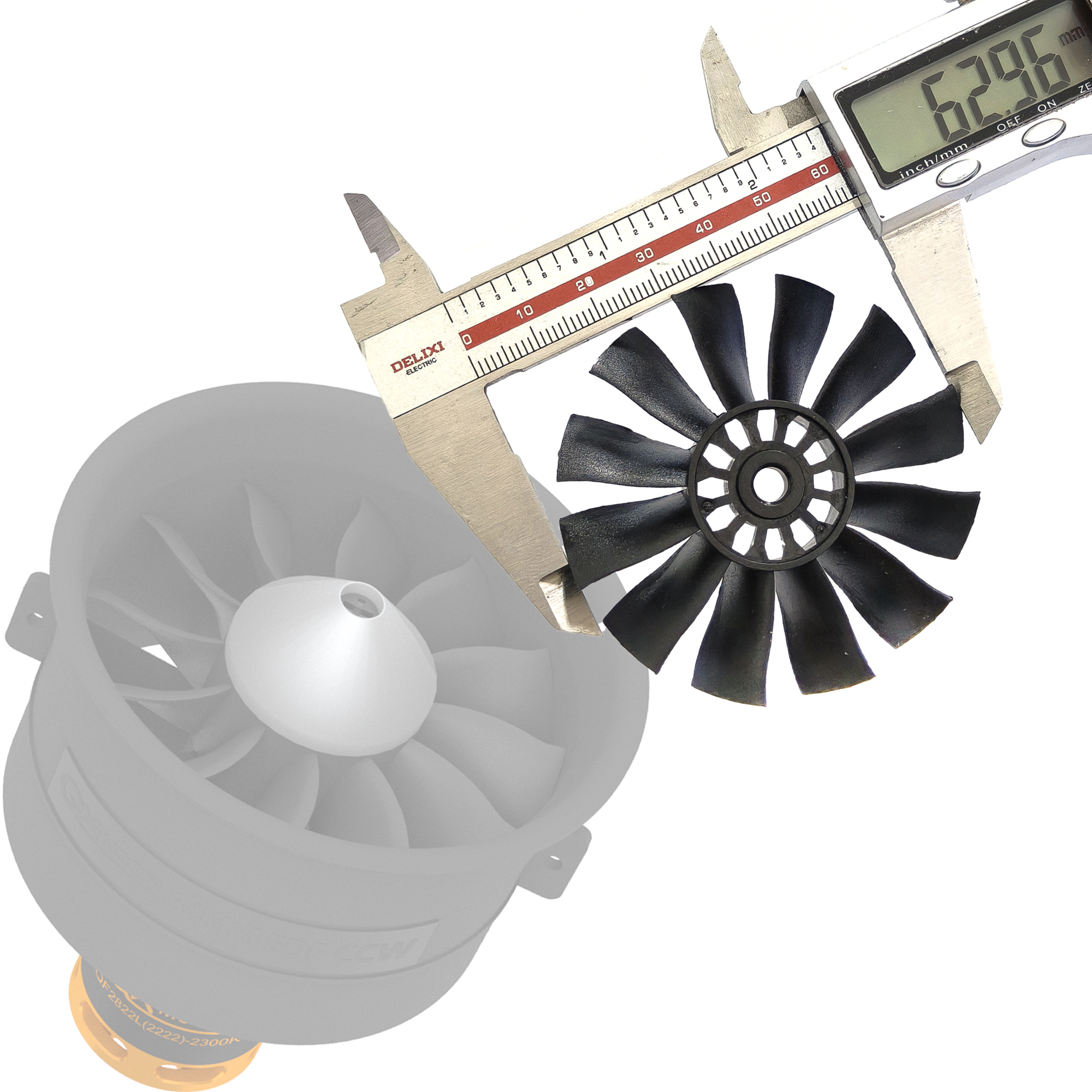 QX-MOTOR 12Blades CW CCW 70mm  - Rc Helicopter Blade ulasan dan harga