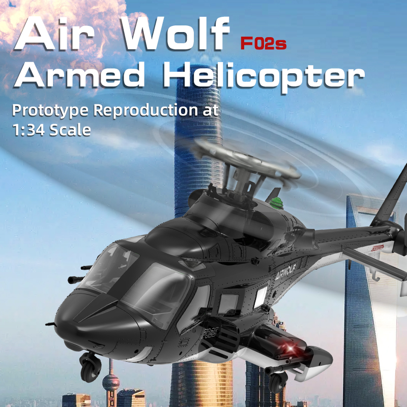YUXIANG F02S AirWolf 2.4G 9CH  - Rc Helicopter Nitro ulasan dan harga