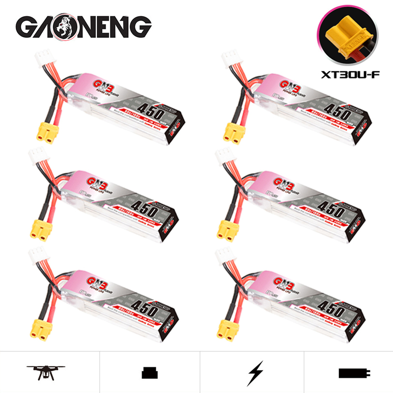 GNB LiPo Battery HV 2S 7.6V 45 - Rc Helicopter Battery ulasan dan harga