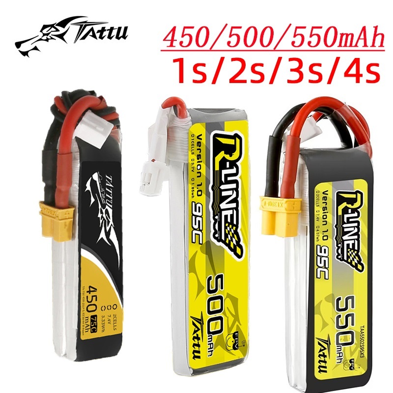 3Pcs NEW TATTU 450/500/550mAh  - Rc Helicopter Parts ulasan dan harga