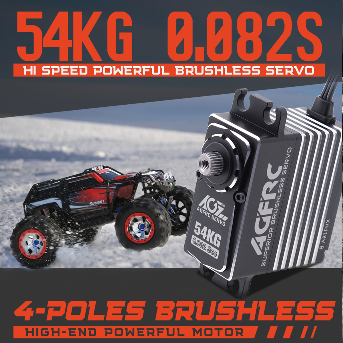 AGFRC A81FHX 54KG HV 4-Pole Br - Rc Helicopter Motor ulasan dan harga