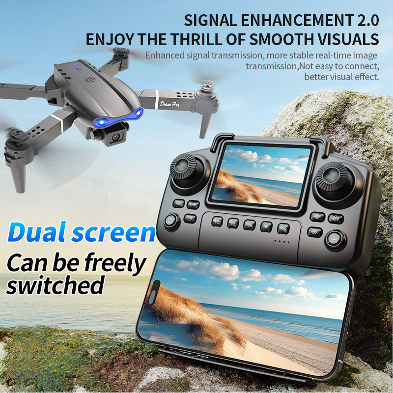 E99 PRO Drone Screen Control A - Rc Helicopter Charger ulasan dan harga