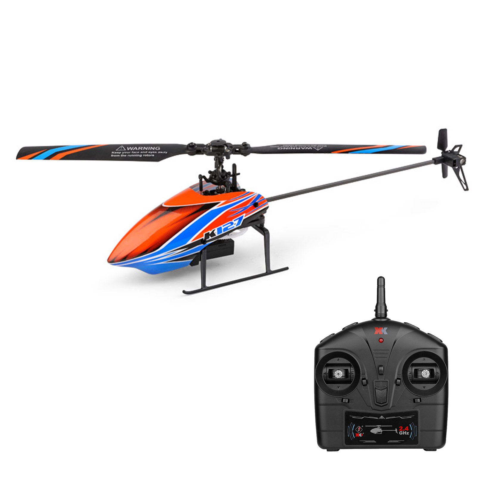 WLtoys XK K127 4CH 6-axis Gyro - Rc Helicopter Large ulasan dan harga